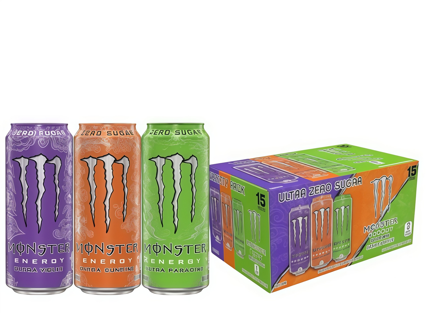 Zero-Sugar Energy Drink 15pk (16oz, 0 Cal)