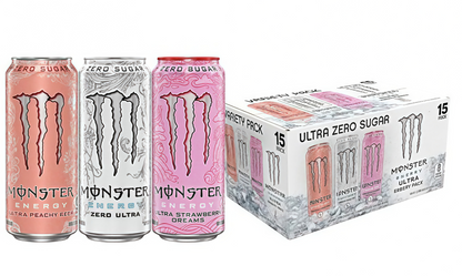 Zero-Sugar Energy Drink 15pk (16oz, 0 Cal)